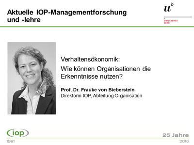Jubiläumsschrift von Prof. Dr. Frauke von Bieberstein