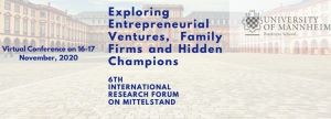 Banner International Research Forum on Mittelstand