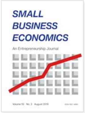 Cover Journal Small Business Economics