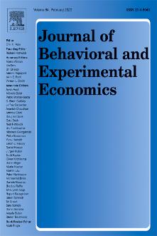 Cover Journal of Behavioral and Experimental Economics