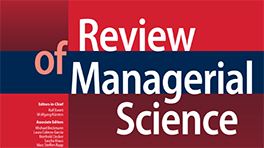 Logo der Review of Managerial Science