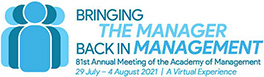 Logo der 81. AoM Conference 2021