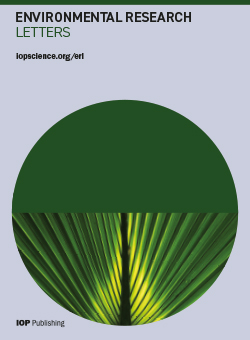 Cover der 16. Ausgabe der Zeitschrift «Environmental Research Letters» (2021)