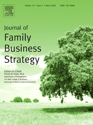 Titelseite des Journal of Family Business Strategy