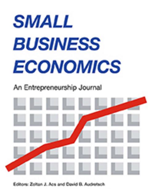 Cover Journal Small Business Economics
